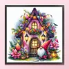 House Gnome-11CT Stamped Cross Stitch 40*40cm/15.75*15.75in