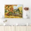 Autumn Cabin-14CT Stamped Cross Stitch 36*30cm/14.17*11.81in tapestrymarket