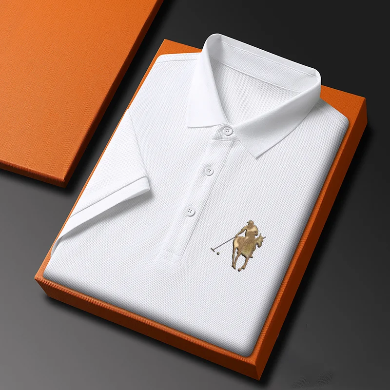  Casual Breathable Embroidered POLO Shirt