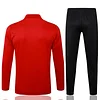 Joyfball 2025/2026 Manchester United Half-Pull Training Suit Retro Version Red Football Shirt 1:1 Thai Quality