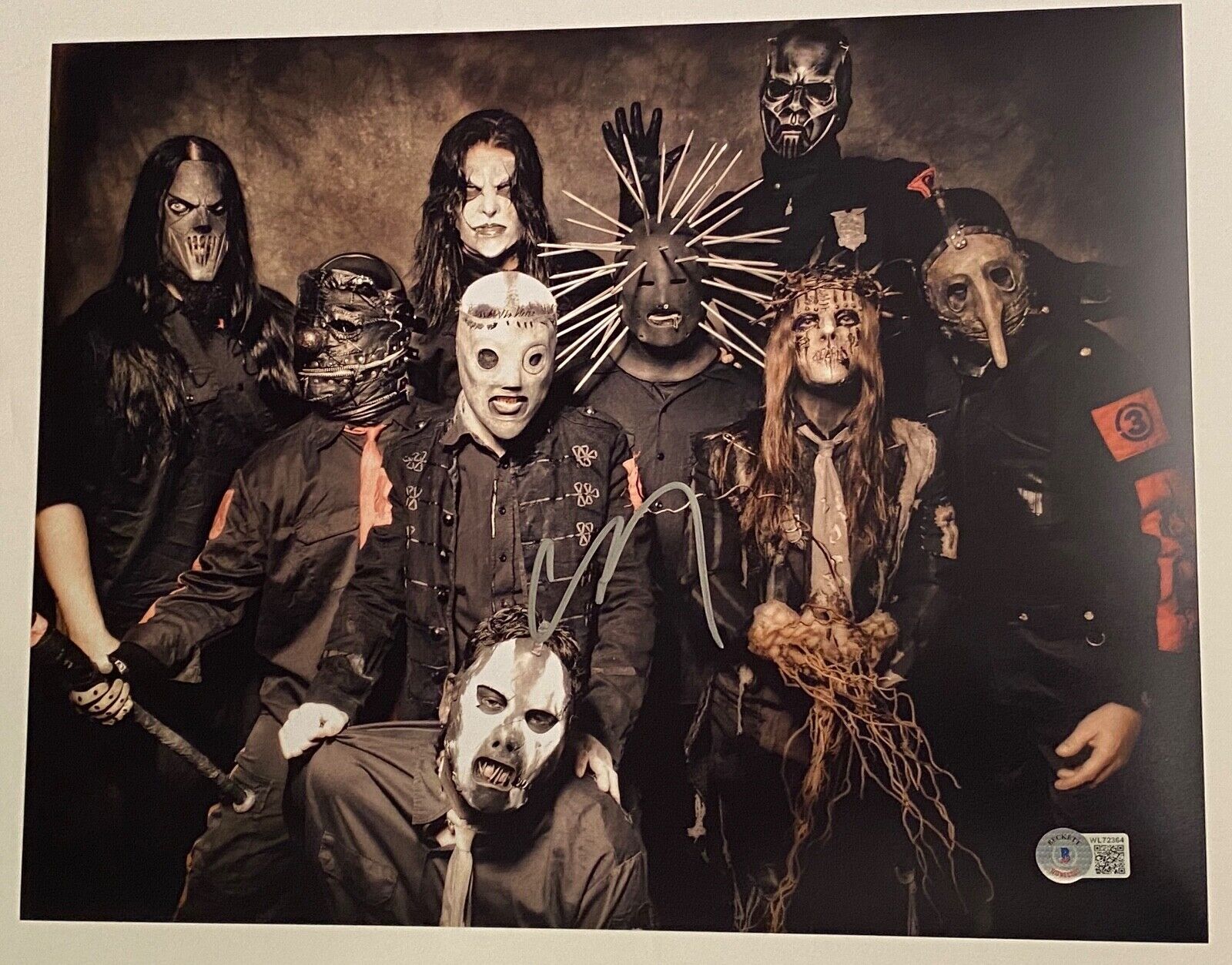 Corey Taylor Signed Autograph 11x14 Photo Poster painting Slipknot Stone Sour Proof Beckett COA