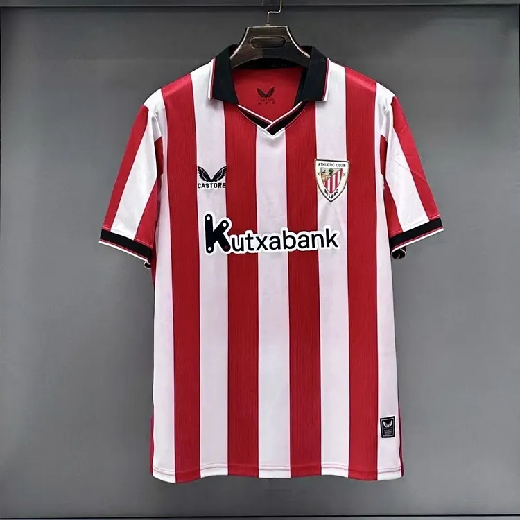 25-26 Bilbao Home Fan Version Football Jersey &ndash; 1:1 Thai Quality