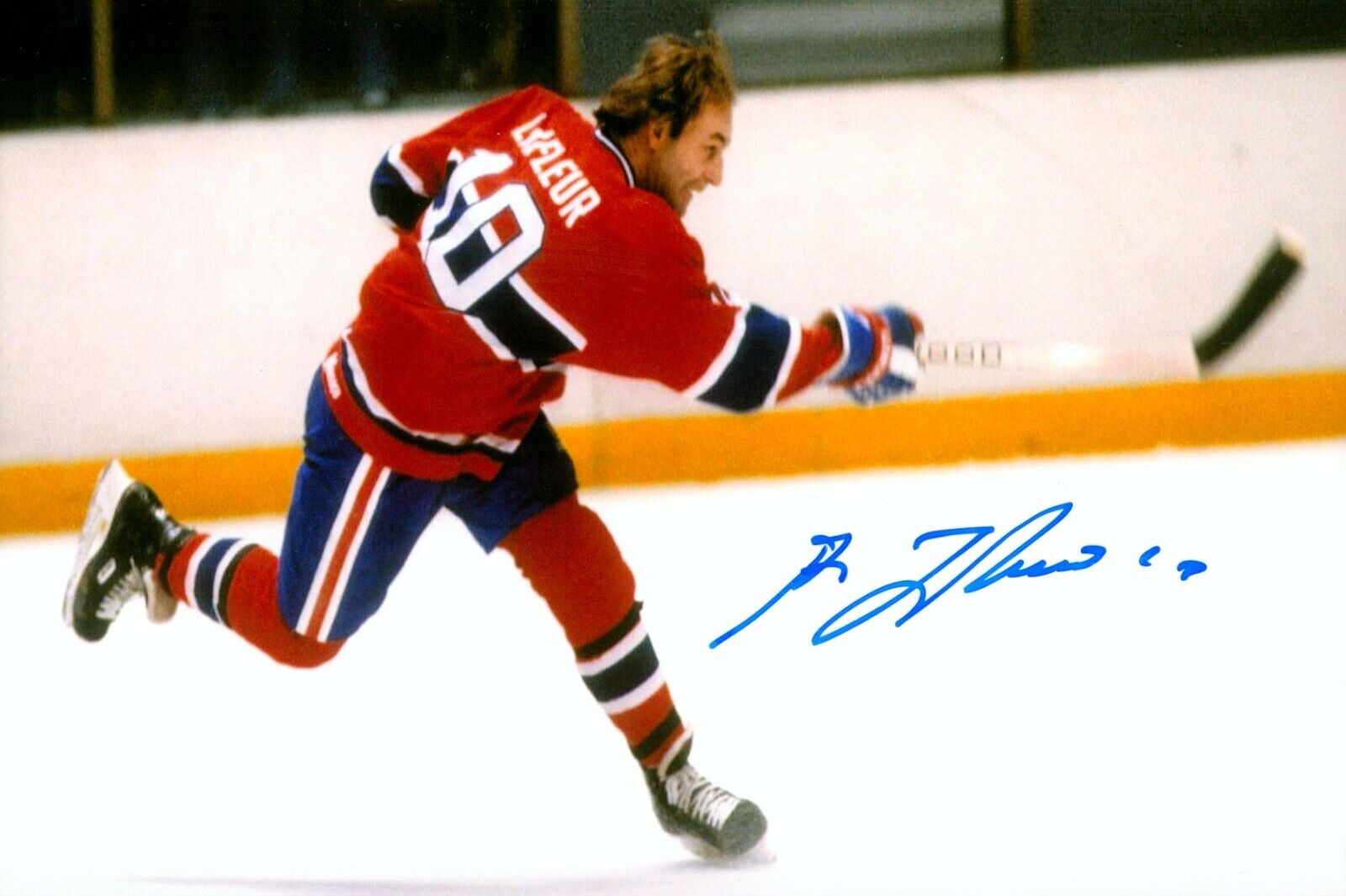 Guy Lafleur Signed 6x4 Photo Poster painting NHL Ice Hockey Canadiens Autograph Memorabilia +COA