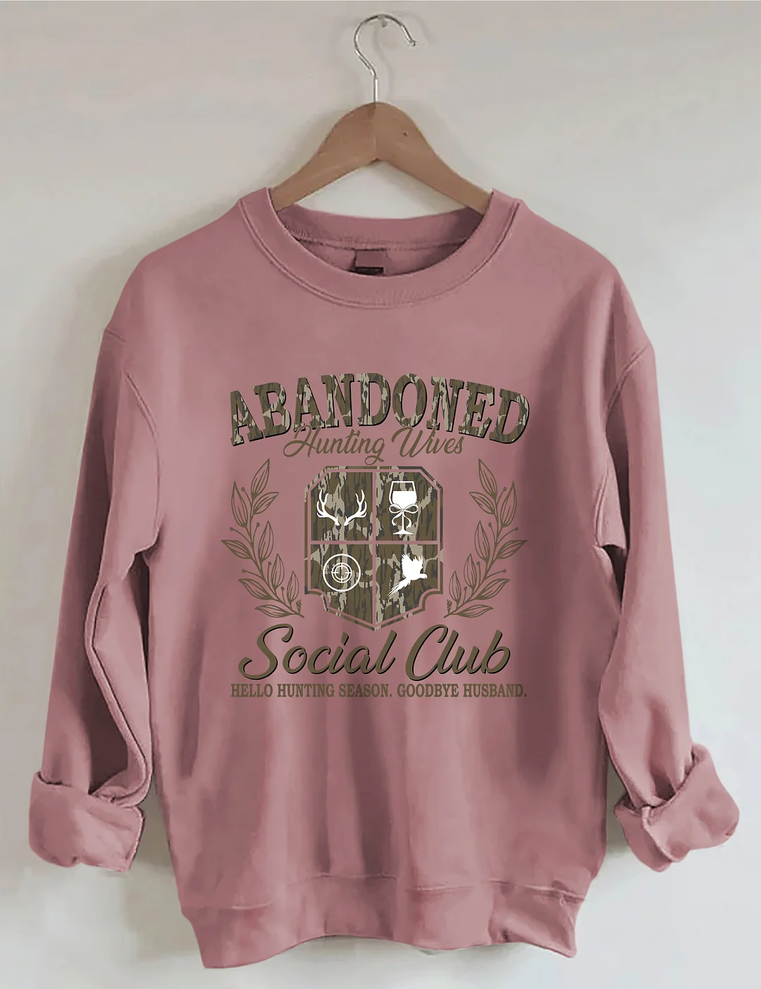 Abandoned Hunting Wife Social Club Sweatshirt