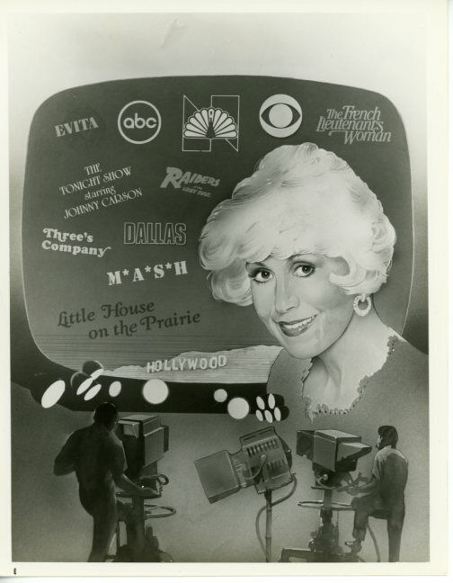 Rona Barrett 1981 Original 7x9 Press Photo Poster painting