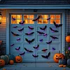 Halloween 3D LED Bat Night Lights, Various Sizes, Perfect for Halloween Parties and Bedroom Window Decorations