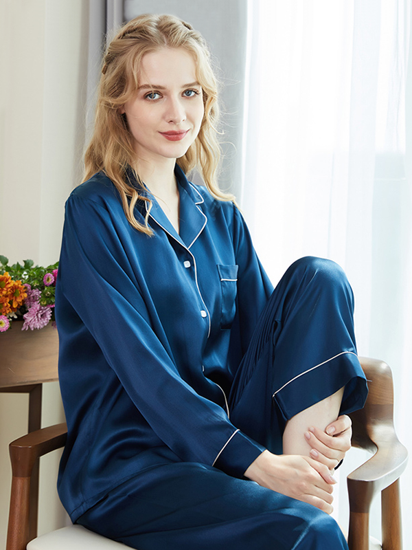 Monogrammed best sale silk pajamas