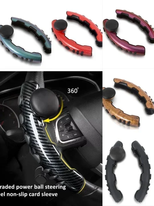 🎉Automotive summer new products🎉Assisted steering wheel cover (2PCS)