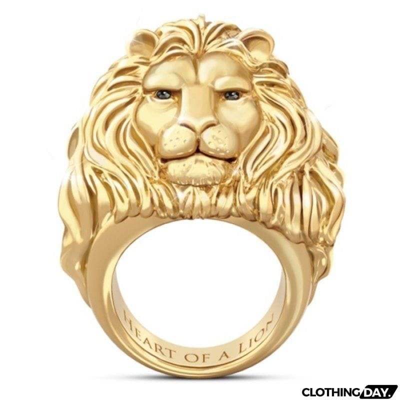 Popular Exaggerated Lion Head Rings For Men