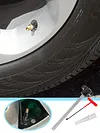 Quick Change Tire Valve Core Tool Kit for Replacing Leaky Valves in Cars Trucks