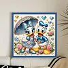 Disney Donald Duck And Daisy-11CT Stamped Cross Stitch 40*40cm/15.75*15.75in