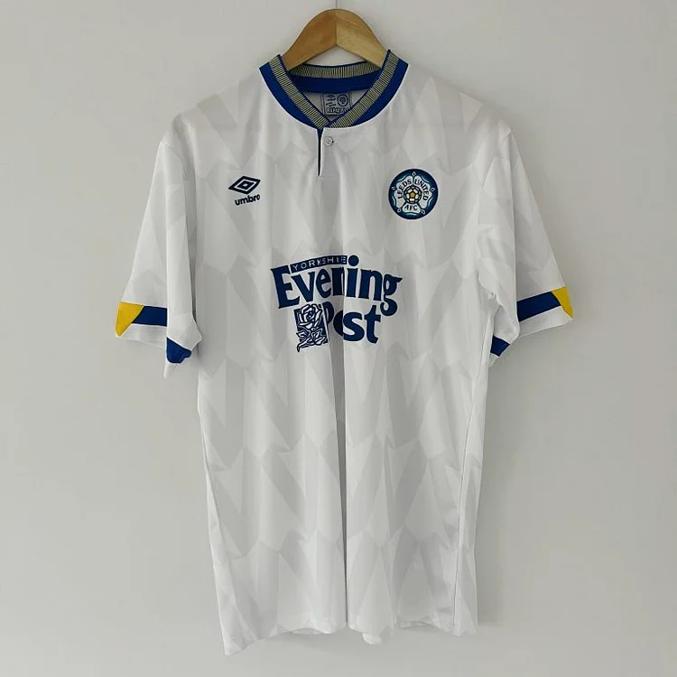 1991-1992 Vintage Leeds United Home Shirt