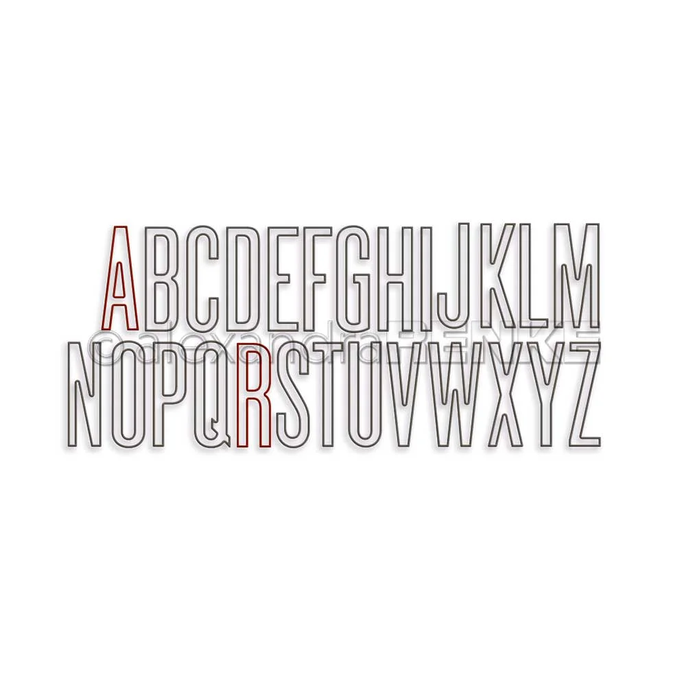 Piggy Craft metal cutting dies cut die mold Letter number message frame Scrapbook paper craft knife mould blade punch stencils