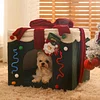 Christmas Pet house, Christmas gift for pet, Pet furniture, Pet home decoration, Foldable, Removable and washable cat house and kennel