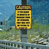 Warning - Vintage Metal Signs(12*16Inch) - Warning