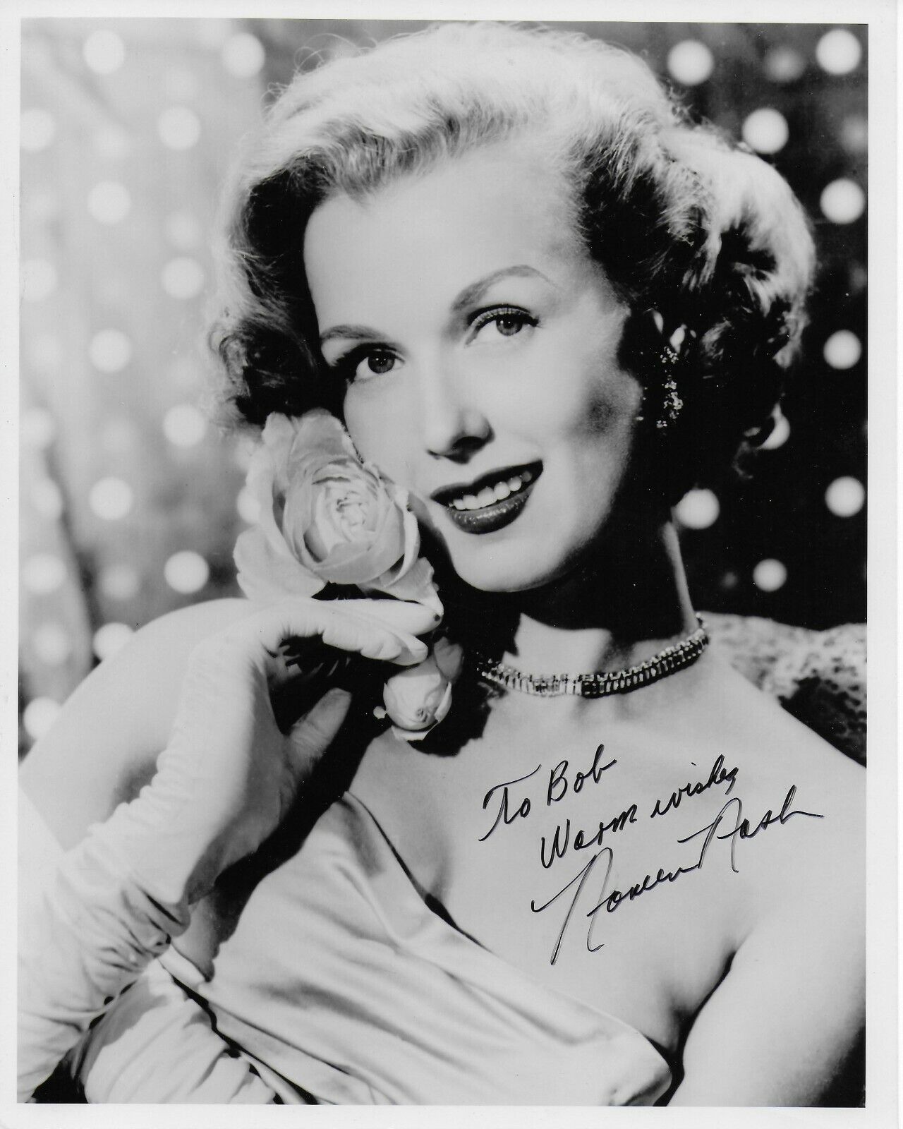 Noreen Nash Autographed Vintage 8X10 Photo Poster painting (Signature personalized to Bob)