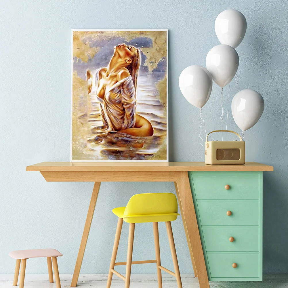 Diamond Painting - Full Round Drill - Sexy Beauty