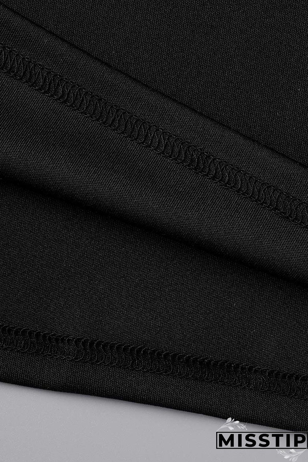 Black Fashion Casual Solid Patchwork O Neck Long Sleeve Dresses