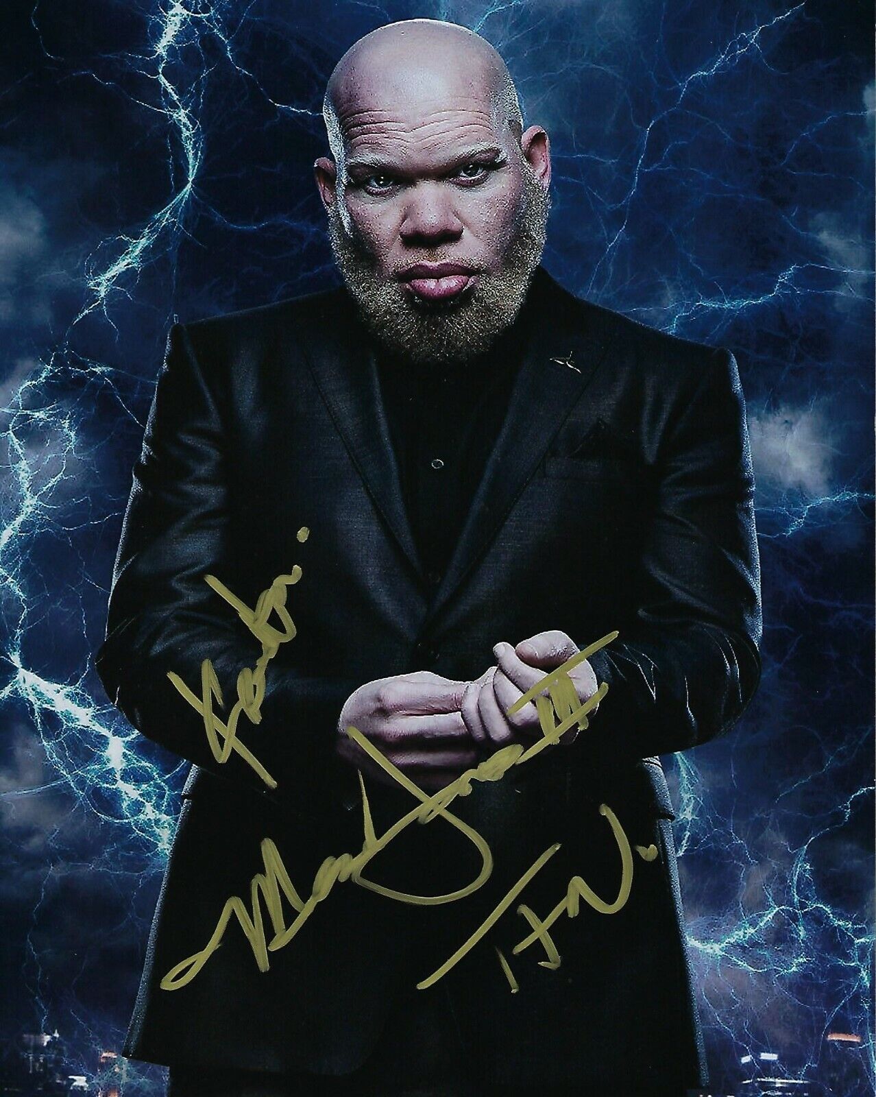 GFA Black Lighting Tobias * MARVIN KRONDON JONES * Signed 8x10 Photo Poster painting COA