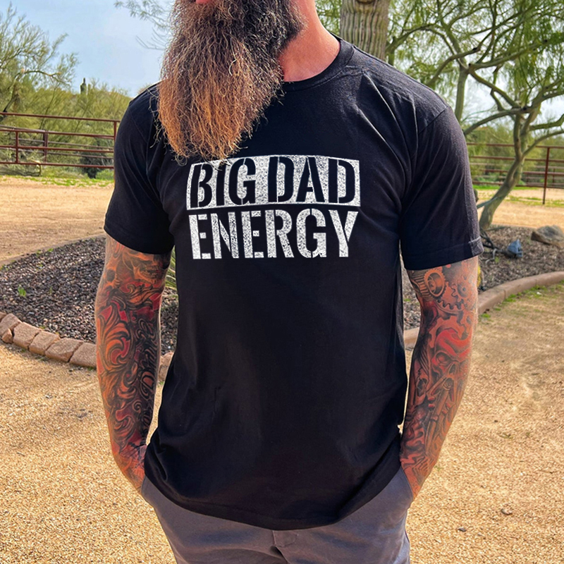 Livereid Big Dad Energy Printed Men's T-shirt - Livereid