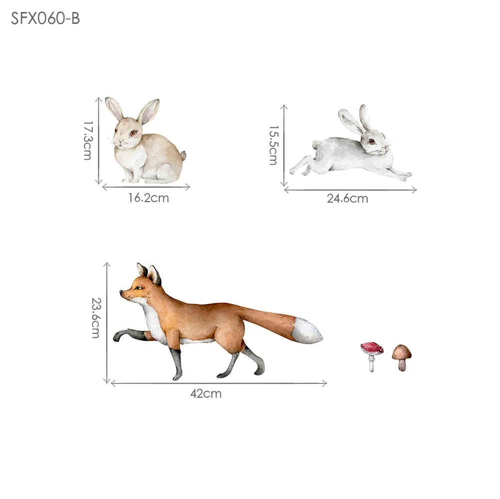 Large Forest Wall Stickers Home Decor Living Room Decoration Wall Stickers Bedroom Stickers For Wall Decoration