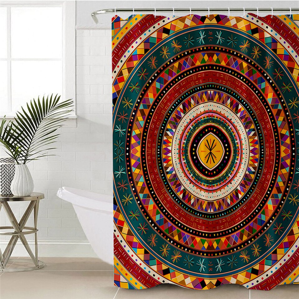 

Mandala - Print Shower Curtain, 180*200cm, 501 Original