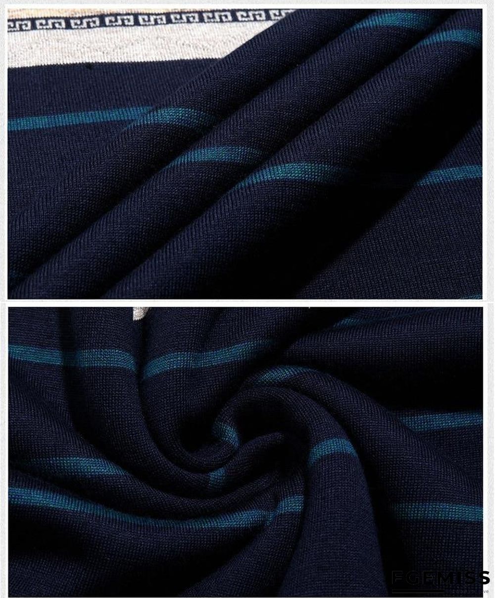 fashion casual clothing social fitness bodybuilding striped t shirts men t-shirt tee shirt pullover sweater | EGEMISS