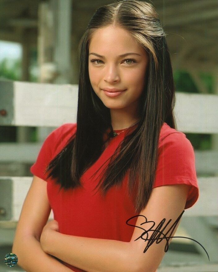 KRISTIN KREUK Autographed Original 8x10 Photo Poster painting LOA TTM