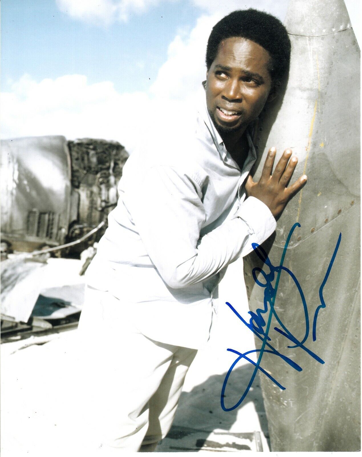 HAROLD PERRINEAU SIGNED LOST Photo Poster painting UACC REG 242 (2)