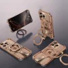 Metal Magnetic Phone Case 360&deg; Bracket Protective Cover