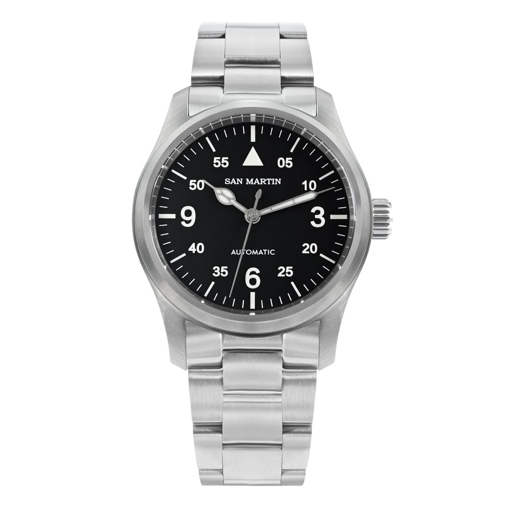 San Martin Men Pilot Watch 37mm SN034GB1 San Martin Watch 