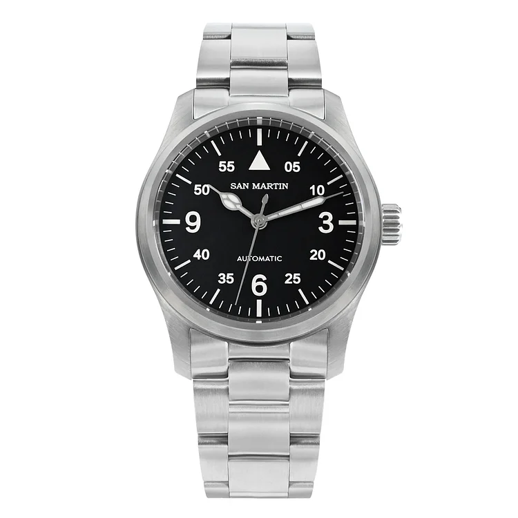 San Martin Men Pilot Watch 37mm SN034GB1 San Martin Watch san martin watchSan Martin Watch