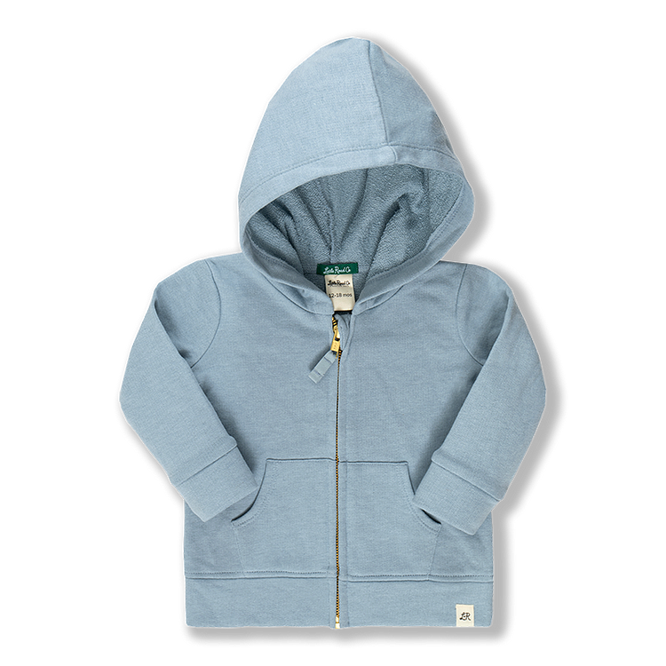 Cloud Blue Zip Hoodie