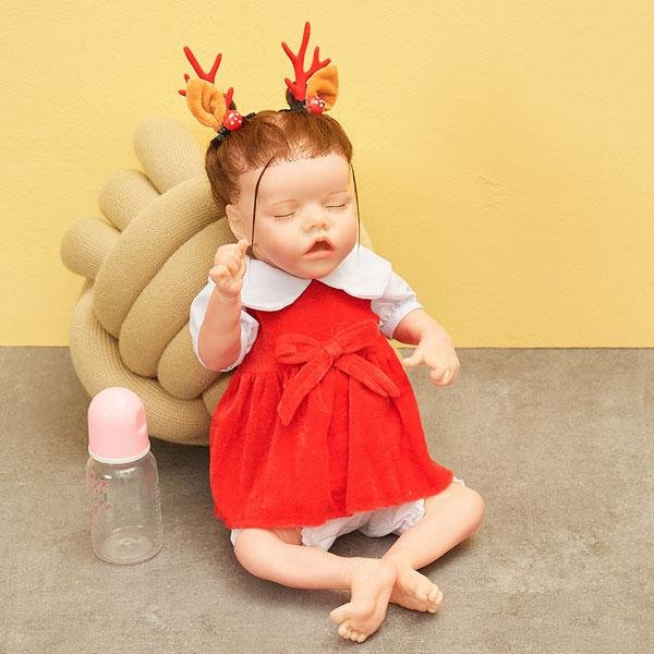 20"- 22" Cute Reborn Doll Outfit Red Skirt - Reborn Shoppe