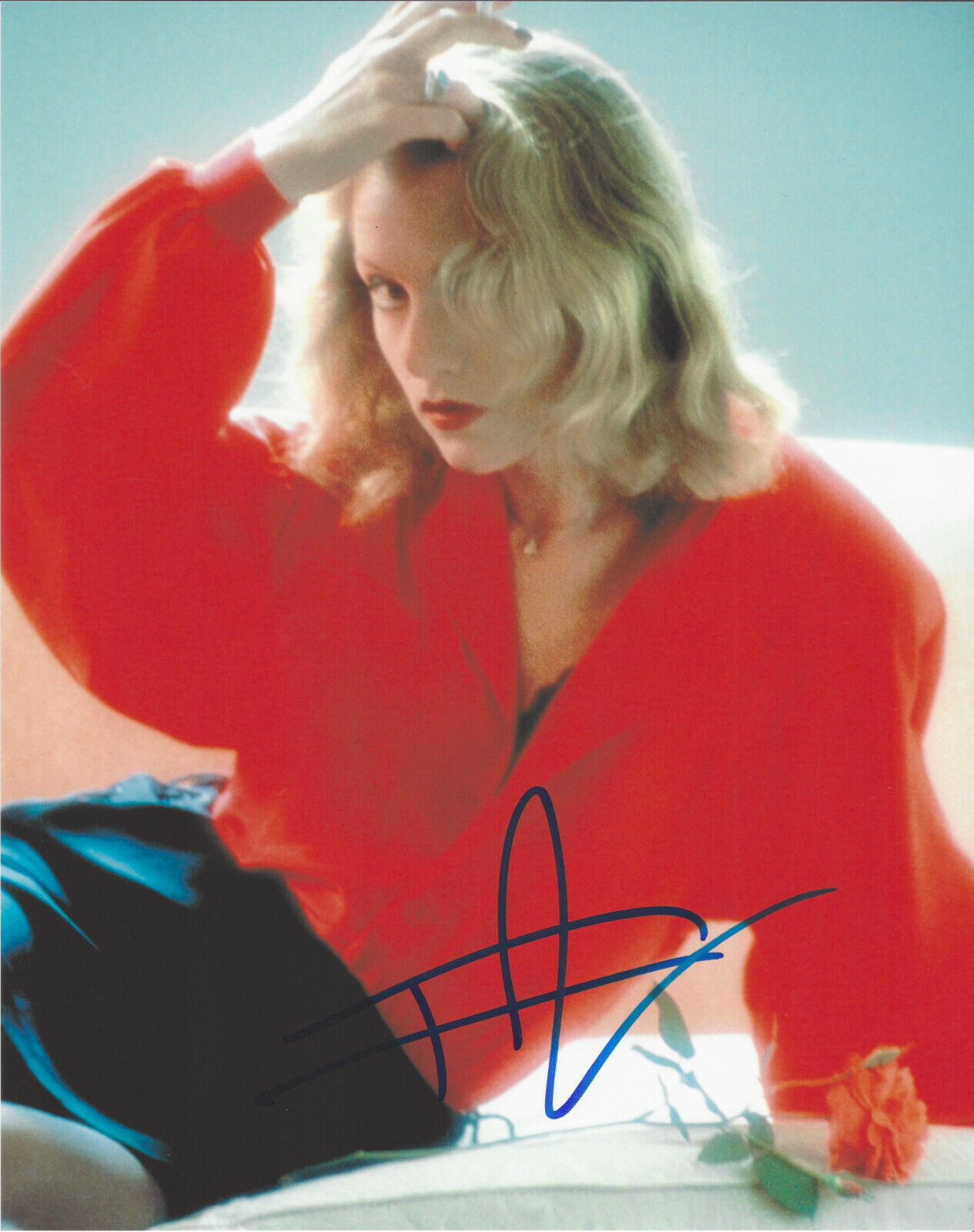 ISABELLE HUPPERT SIGNED 'ELLE' AMOUR SEXY MOVIE 8X10 Photo Poster painting w/COA ACTRESS PROOF