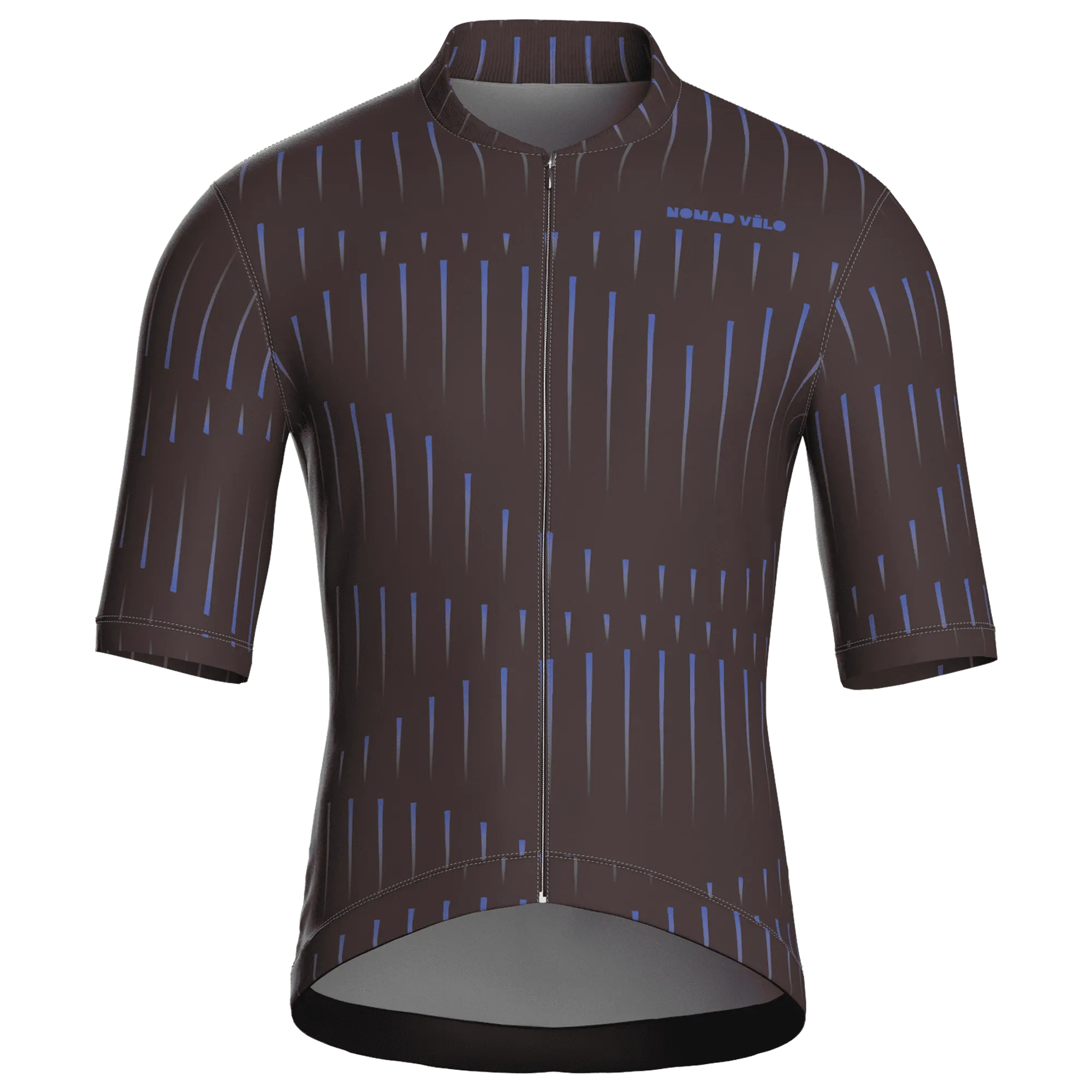 Pinstripe Brown Jersey – Cycling Short Sleeve Race Fit