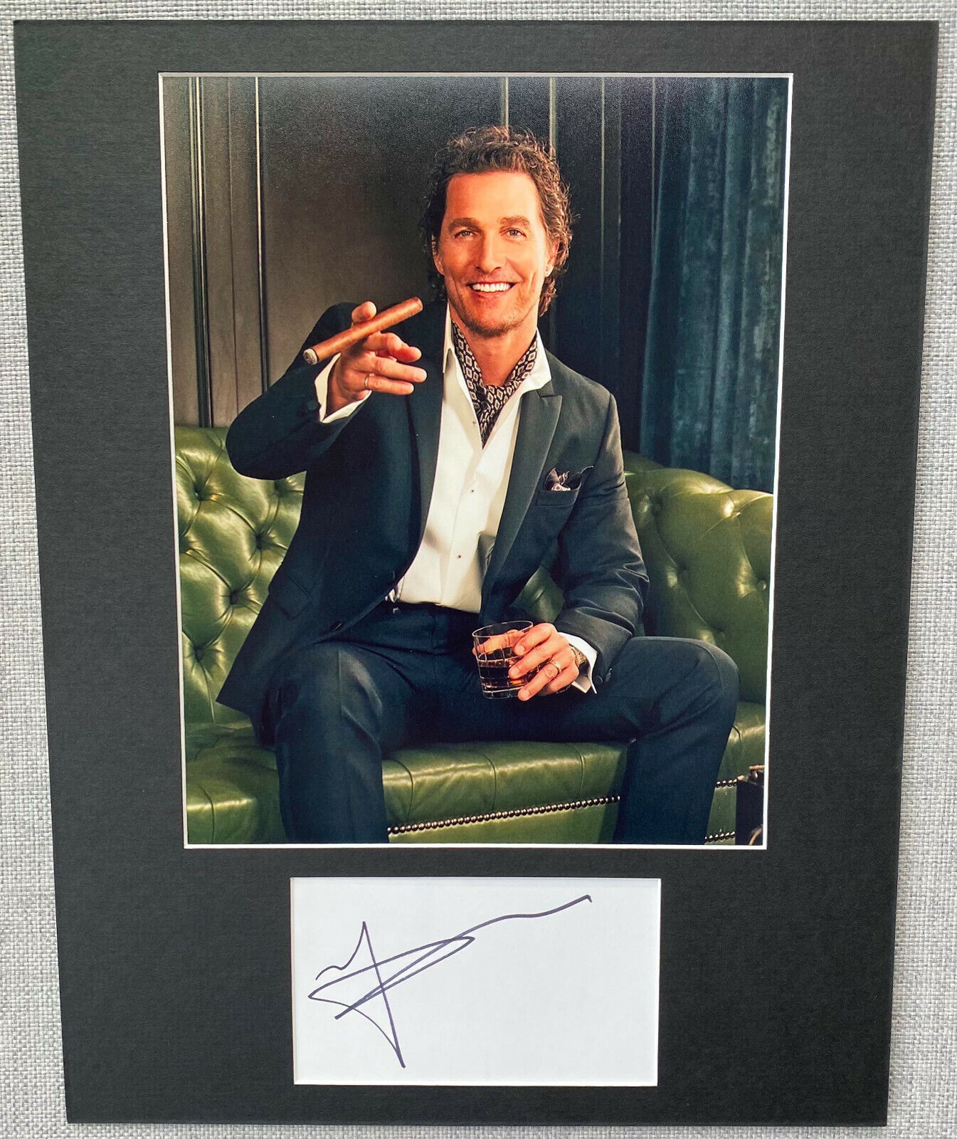 Matthew McConaughey Signed Autograph Photo Poster painting Display - Authentic, Magic Mike