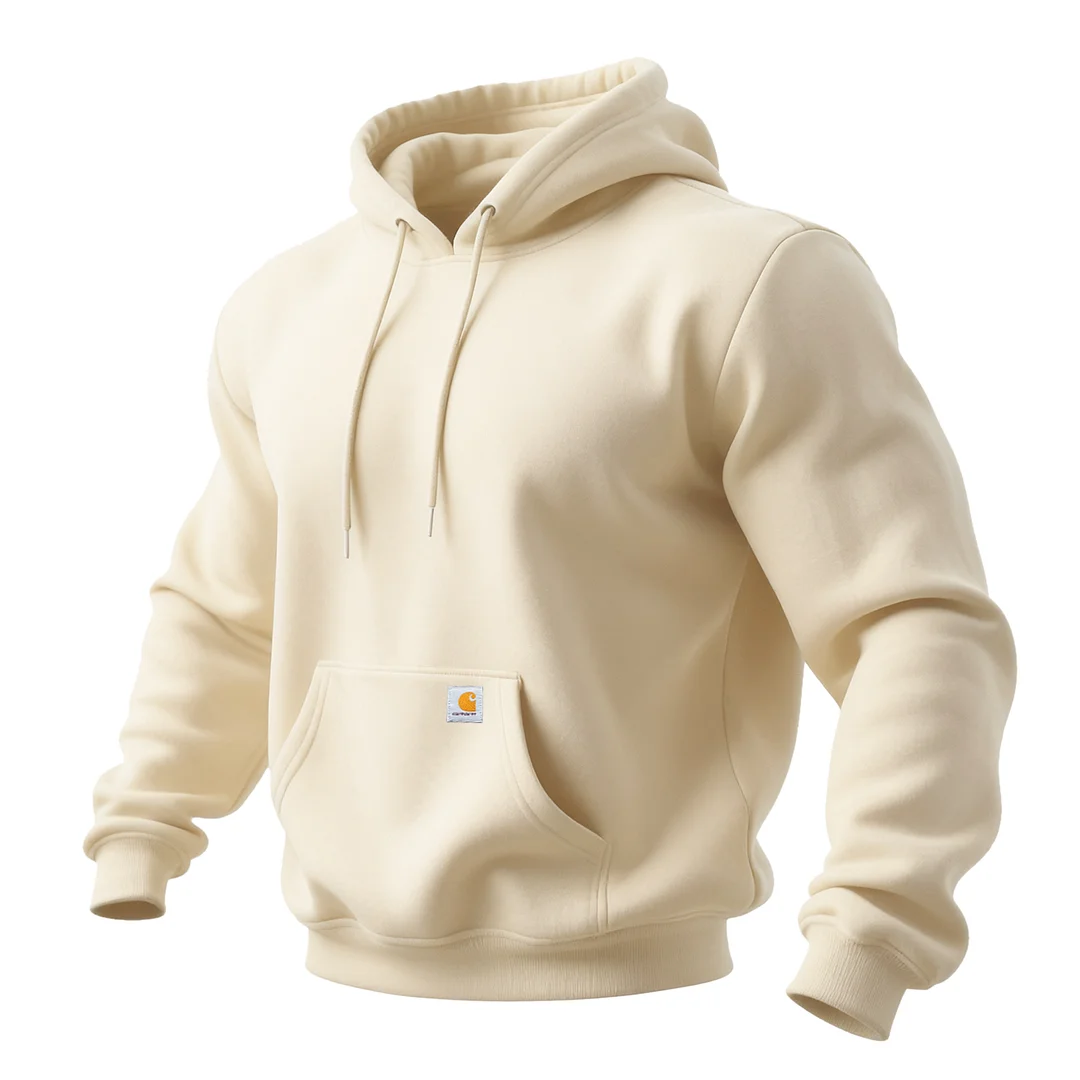 Unisex Loose And Comfortable Plush And Thickened Hooded Sweatshirt