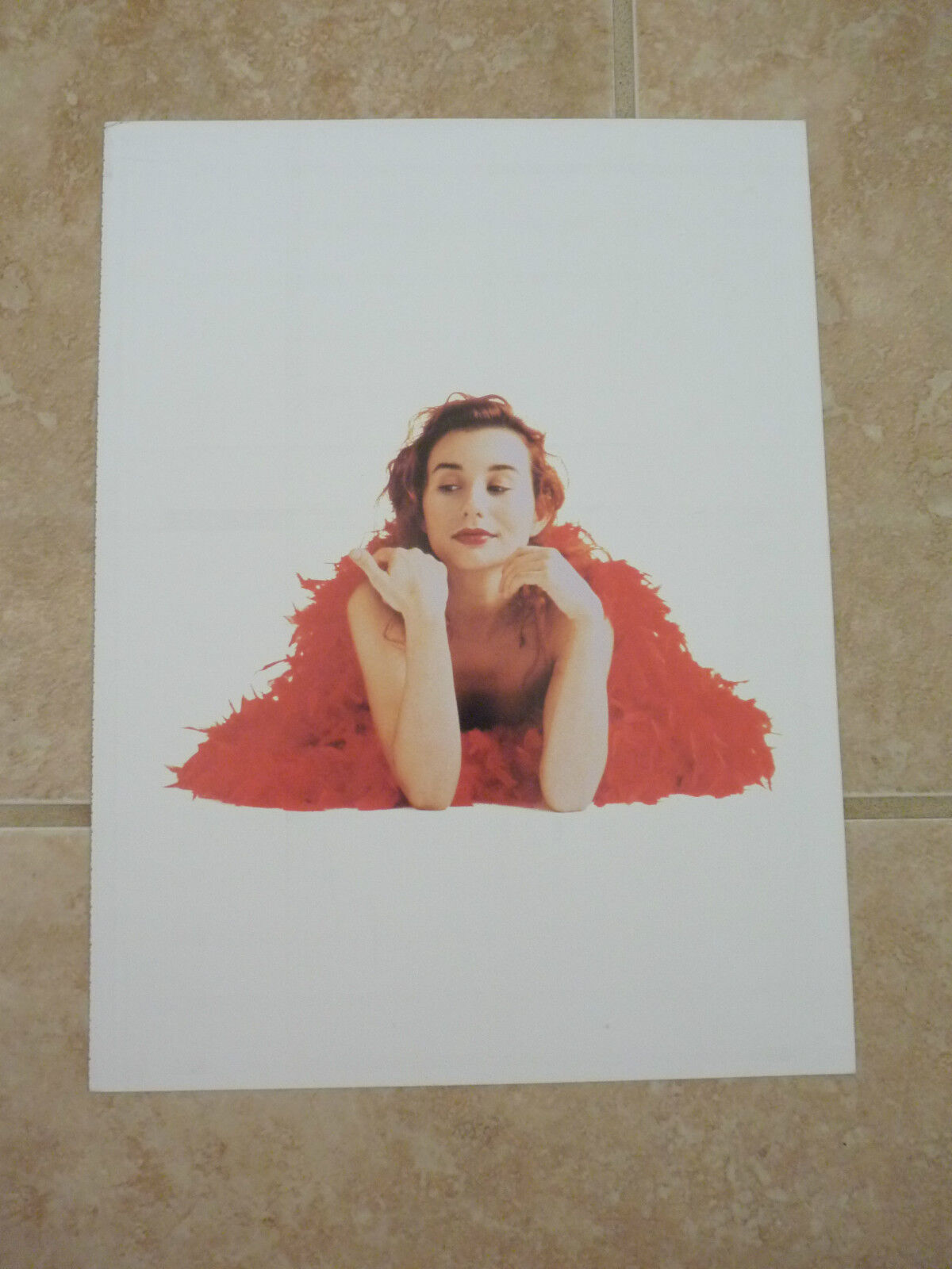 Tori Amos Coffee Table Book Photo Poster painting Page Music Singer #6