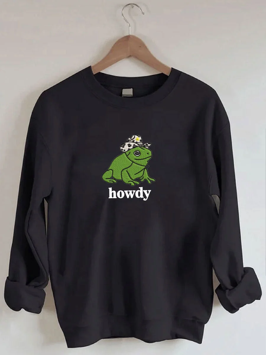 Howdy Frog Sweatshirt