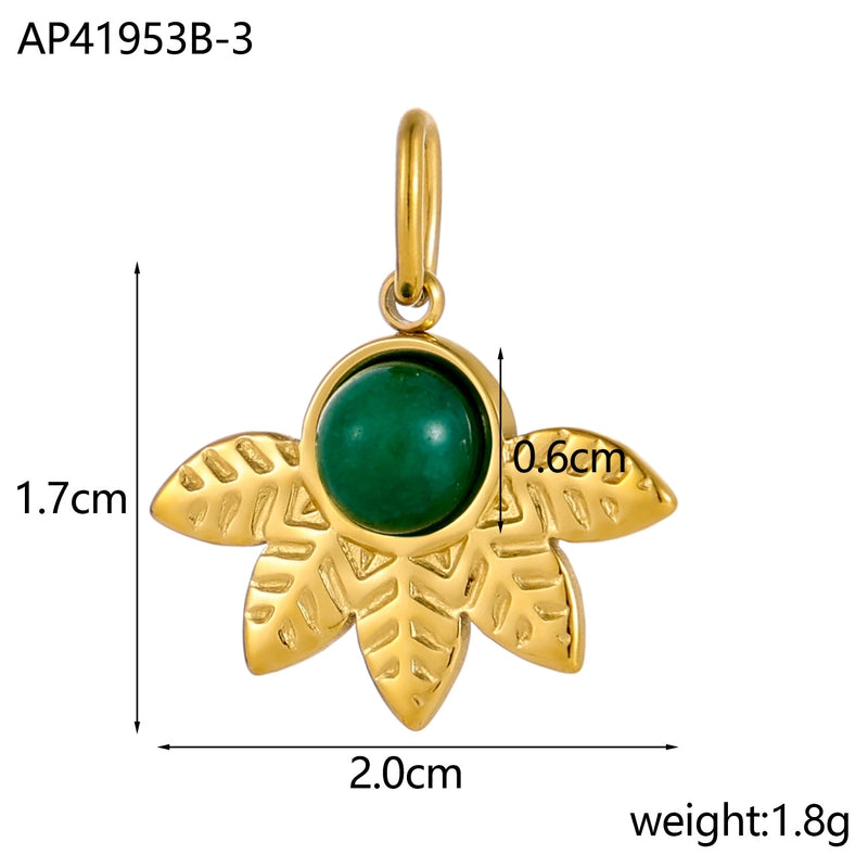 1 Piece 20 * 10mm 304 Stainless Steel Oval Pendant Jewelry Accessories