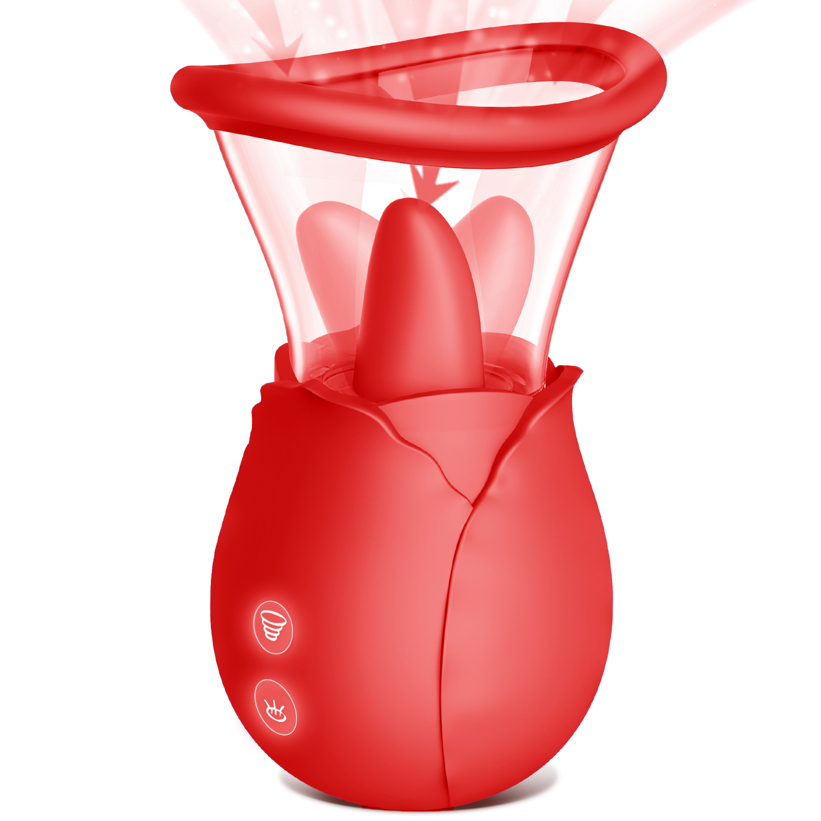 removable suction cover for nipples and clit sucker rose toy