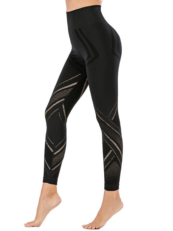 Women's High Elastic Fitness Gym Power Down Leggings