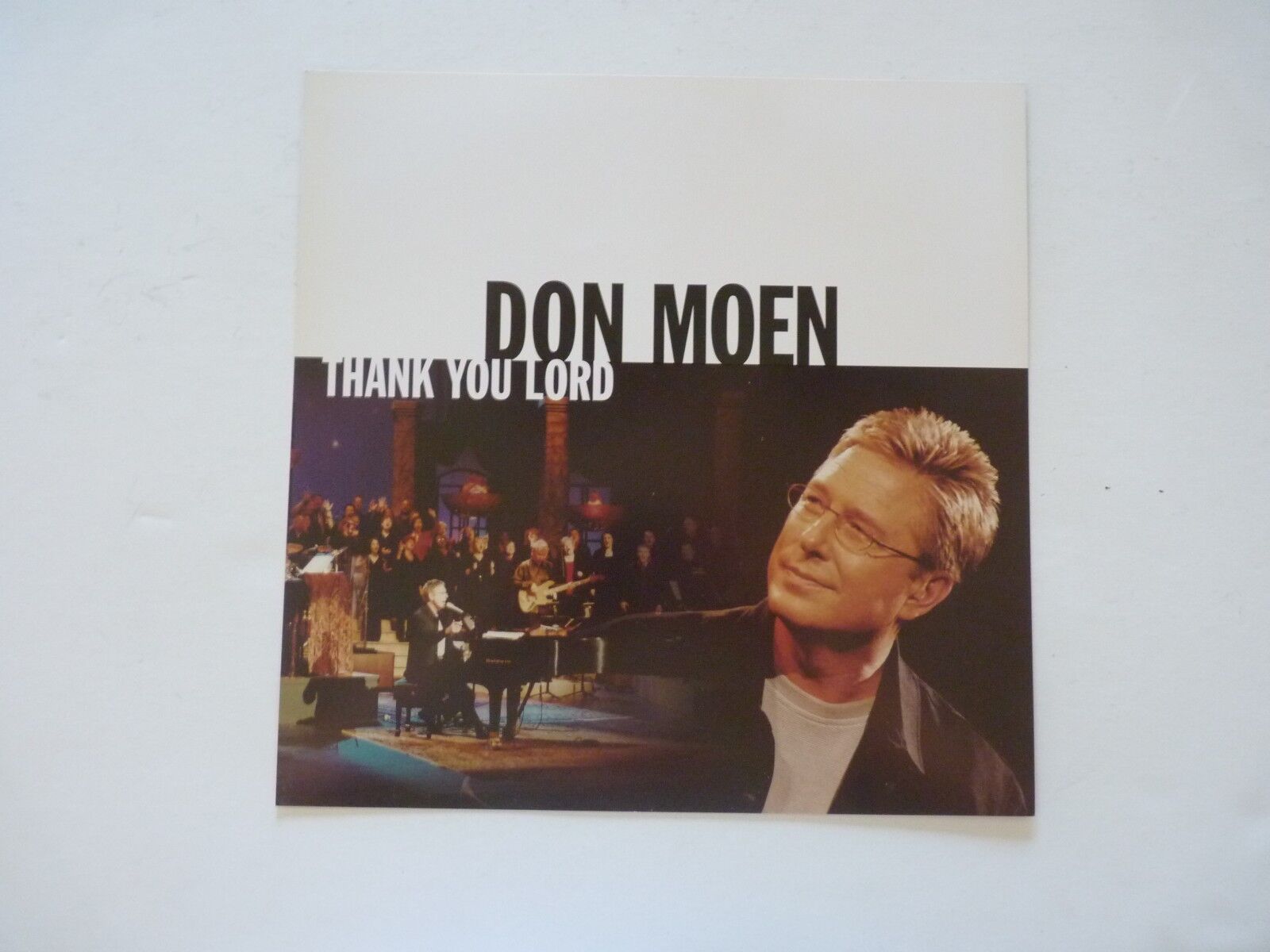 Don Moen Thank You Lord LP Record Photo Poster painting Flat 12x12 Poster