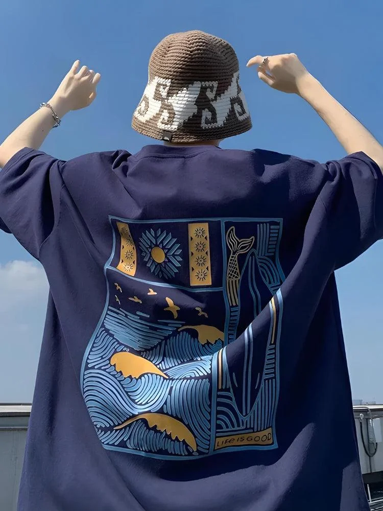 Brownm Boy Summer Time Tee