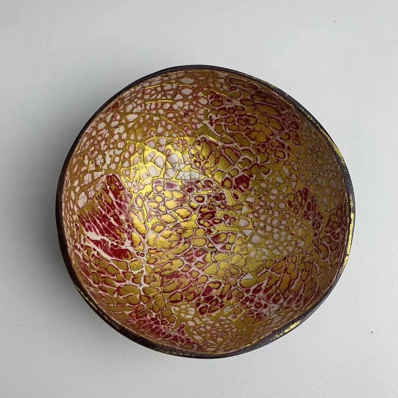 Pastoral Solid Color Coconut Shell Charcoal Shell Tableware 1 Piece