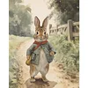 Rabbit Full Stamped Cross Stitch 11CT 3-Strand 40x50cm