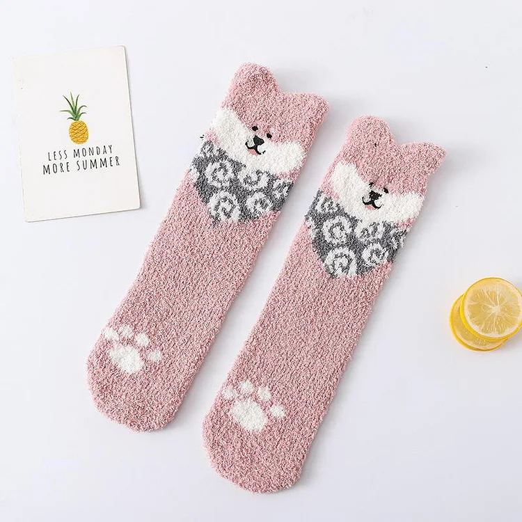 Cute Shiba Inu Floor Socks