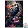 Flower Bird- Round/Square AB Drills Diamond Painting(45x65cm)