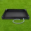 Portable Shower Pan with Drain Hose Foldable Shower Base for Indoor and Outdoor